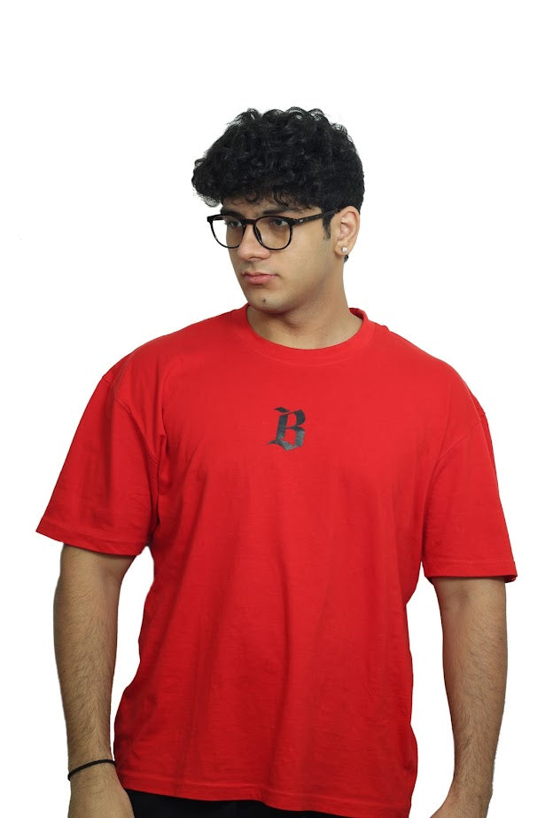 BUYCEPS OVERSIZE T-SHIRT RED