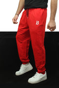 BUYCEPS COTTON JOGGERS RED