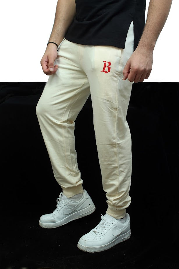 BUYCEPS COTTON JOGGERS OFF-WHITE